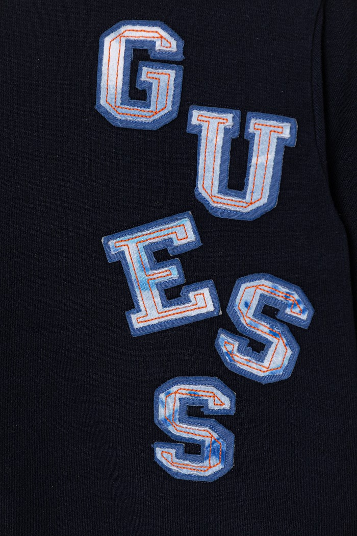 Chłopiec Guess bluza bawełniana dziecięca N6GQ02.KA6R4.PPY2.M granatowy