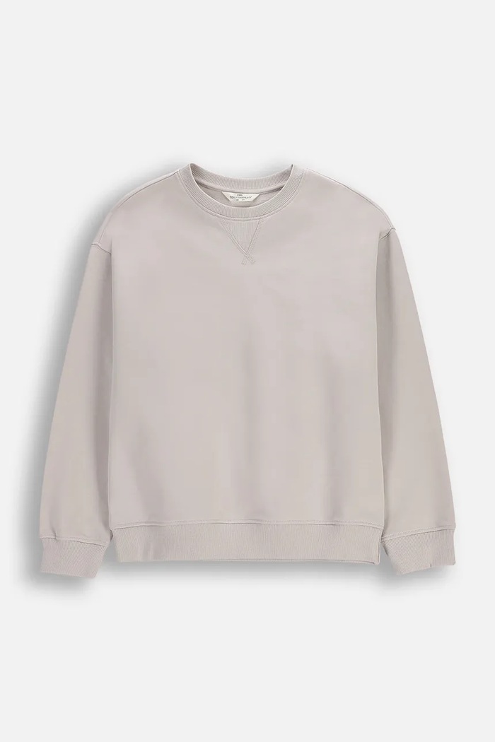 Coccodrillo bluza bawełniana dziecięca nadruk szary WC6132101VBA