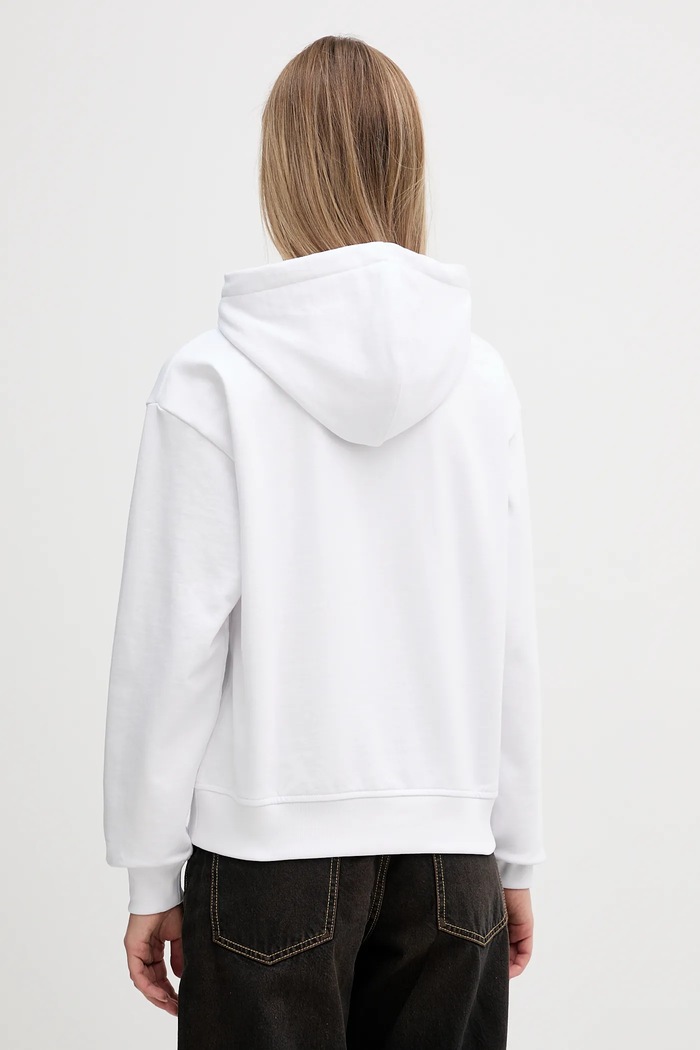 Oblečenie Mikina Calvin Klein Jeans LV047E221G biela