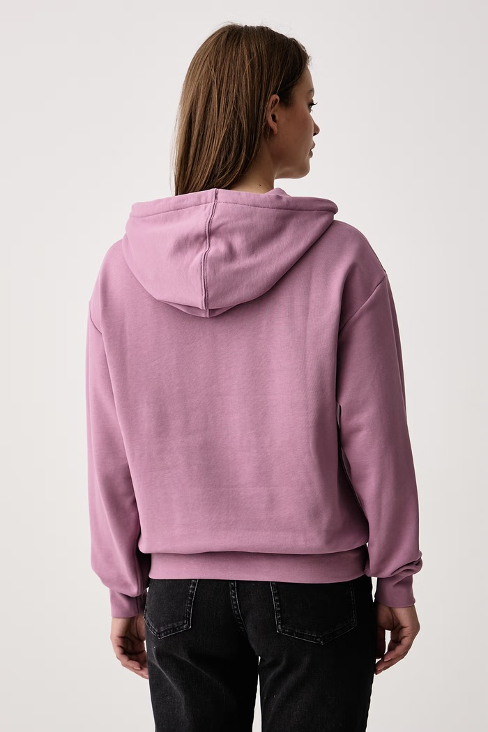 Oblečenie Calvin Klein Jeans Mikina s kapucňou dámska s bavlnou LV047E221G ružová
