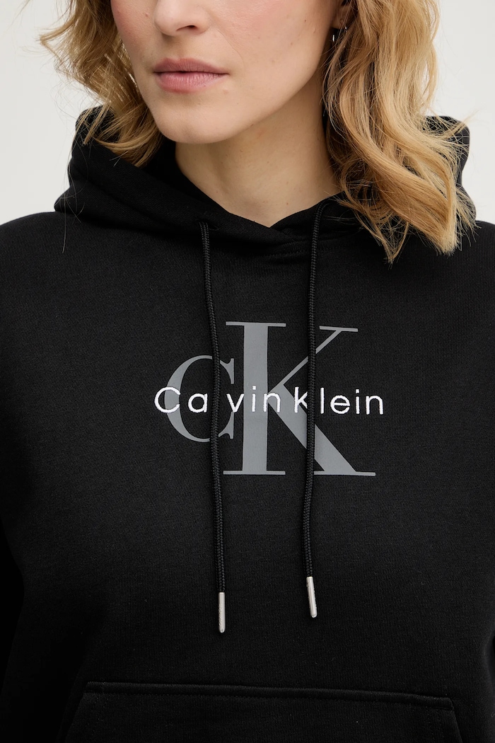 Mikina Calvin Klein Jeans LV047E221G černá