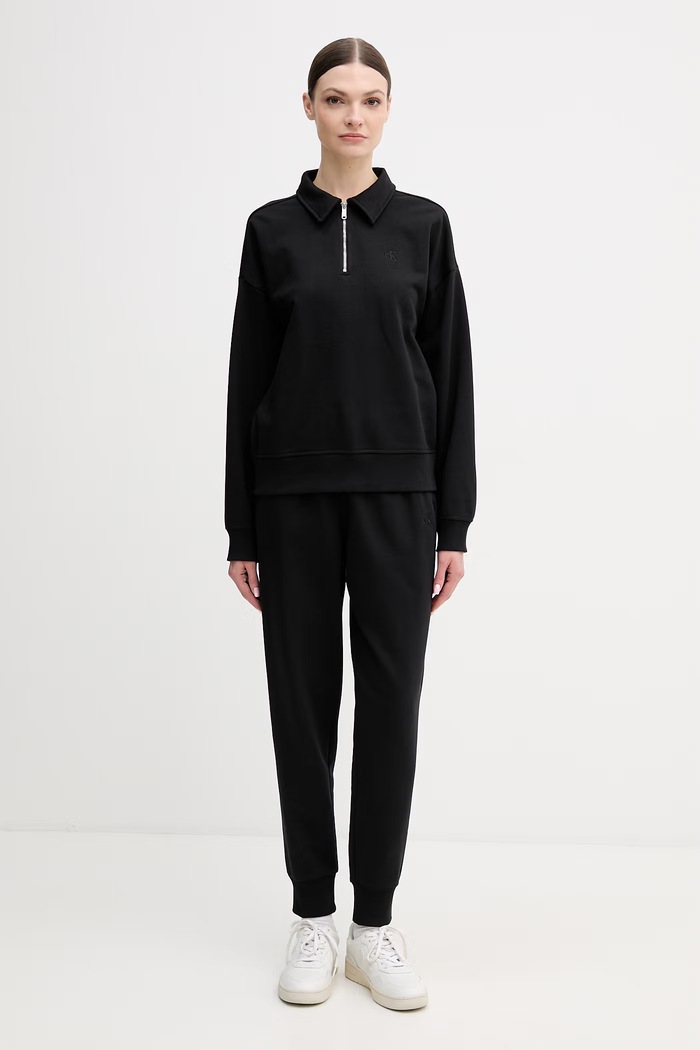 Dukserica Calvin Klein Jeans LV047E235G crna SS26