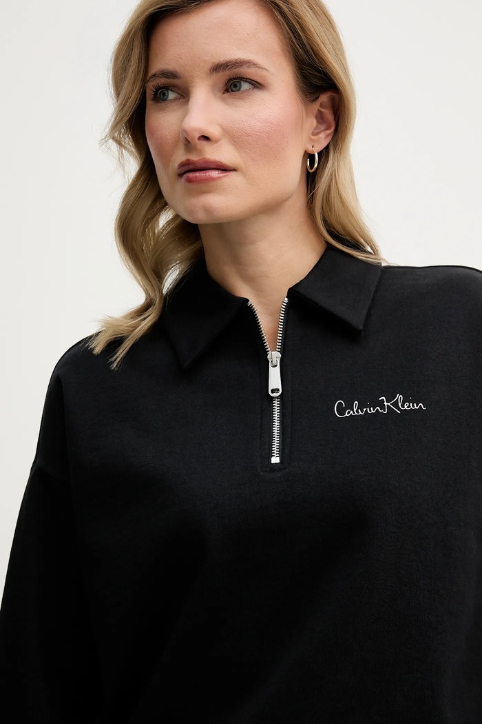 Mikina Calvin Klein Jeans černá LV047E824G