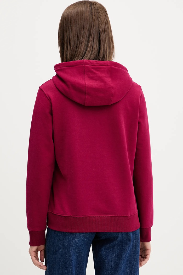 Odjeća Pamučna dukserica Tommy Jeans DW0DW21921 bordo