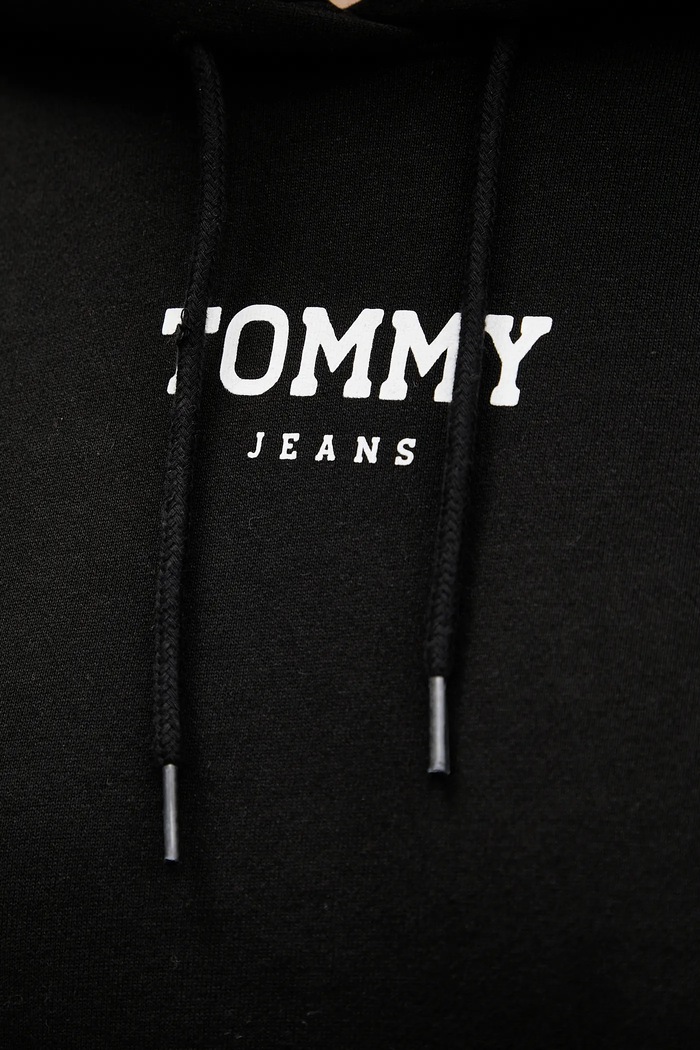 Pamučna dukserica Tommy Jeans DW0DW21921 crna
