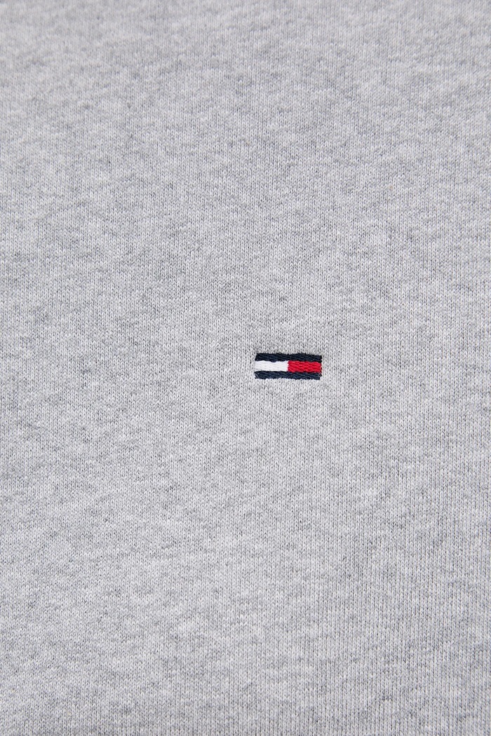 Bavlnená mikina Tommy Jeans DW0DW21924 sivá