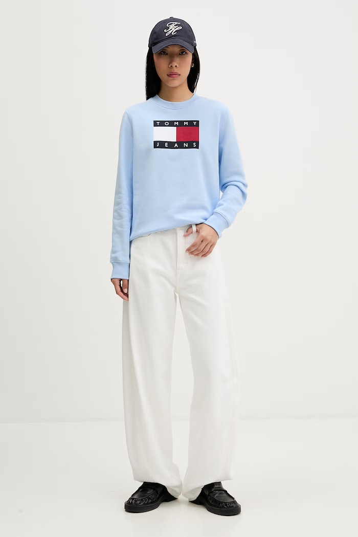 Tommy Jeans DW0DW22564 kék SS26