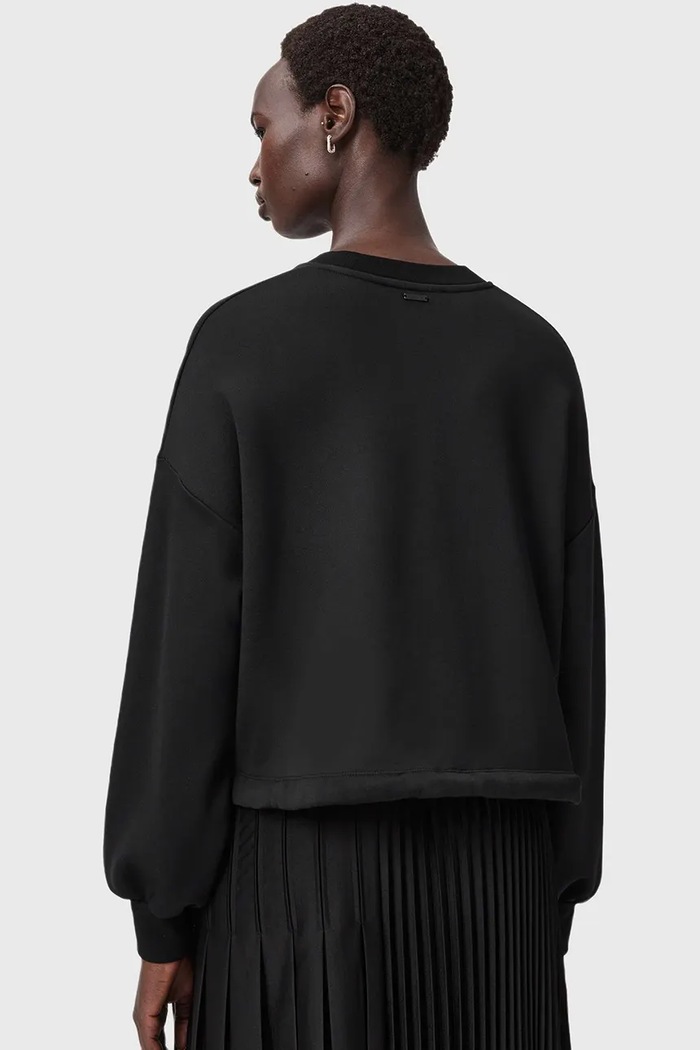 Mikina AllSaints W093JD černá SS26