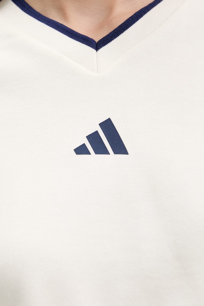 Bavlnená mikina adidas JZ1074 béžová