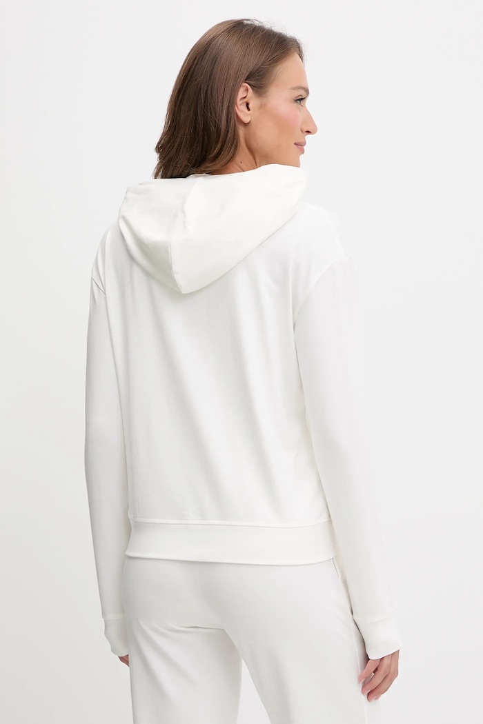 Odzież HUGO bluza z kapturem damska z bawełną SIGNATURE_HOODIE 50556816 beżowy