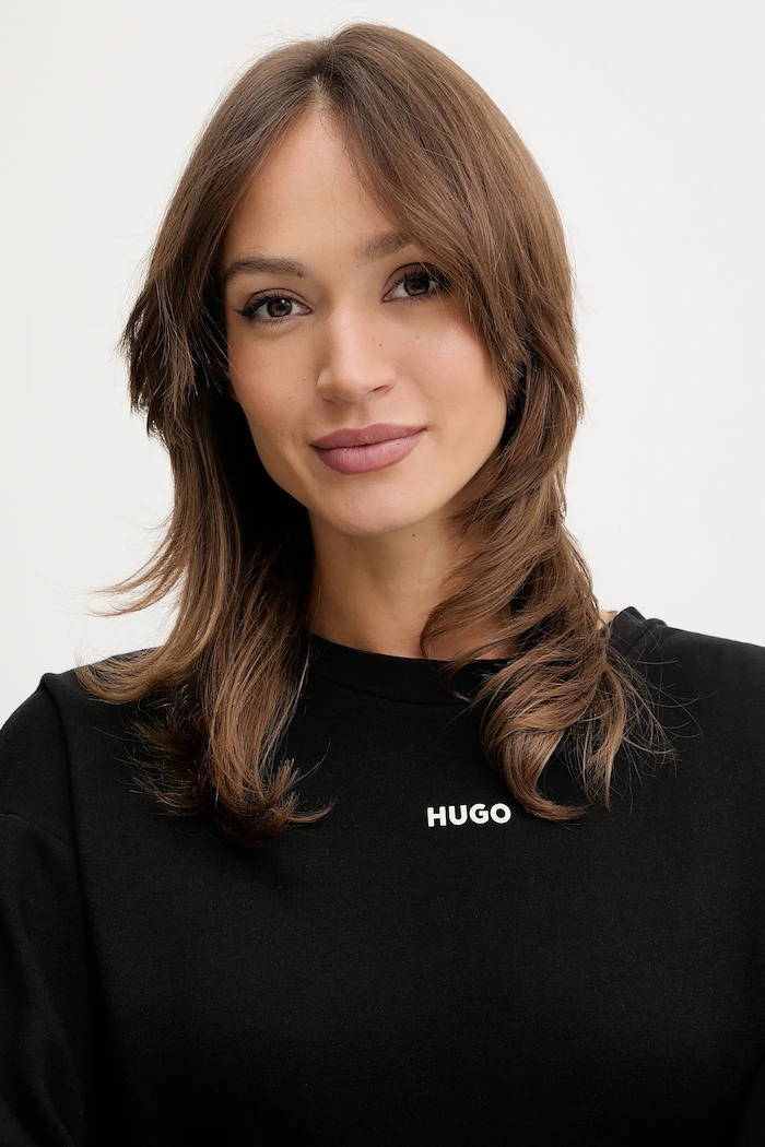 HUGO bluza CASUAL_SWEATSHIRT czarny 50556884