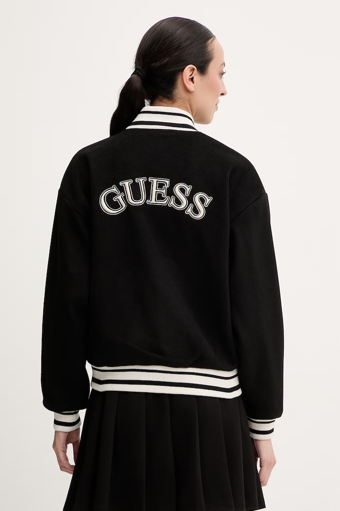 Яке бомбър Guess ARTEMISIA бомбър черен V6RL00.WM072
