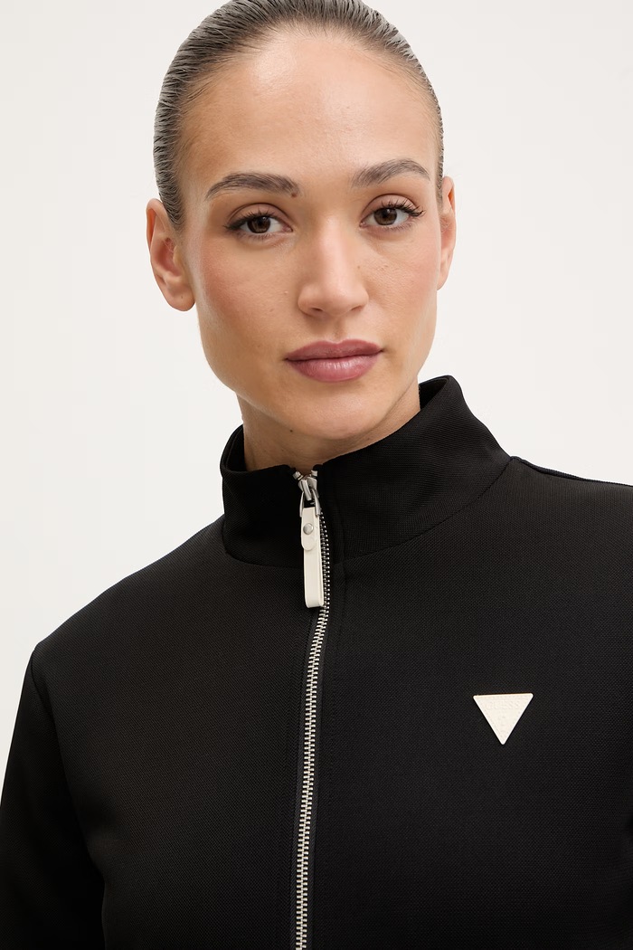 Guess bluză MARLENE negru V6RQ09.KCYF2