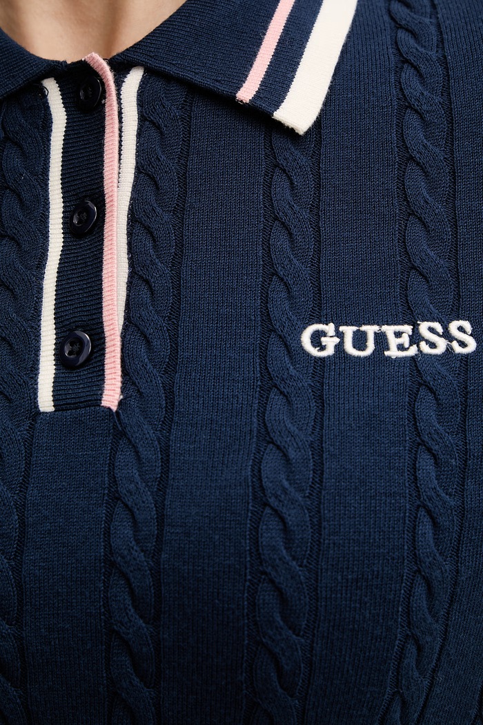 Sveter Guess SHARI V6RR01.Z4652 tmavomodrá