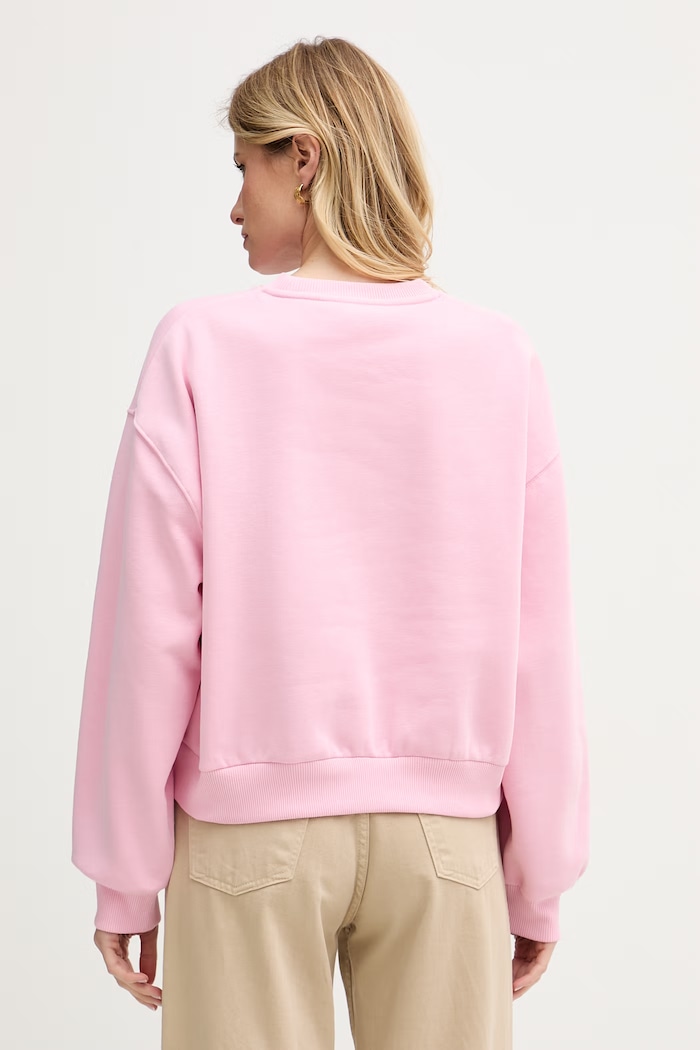 Oblečenie Tommy Hilfiger dámska mikina s bavlnou WW0WW47831 ružová