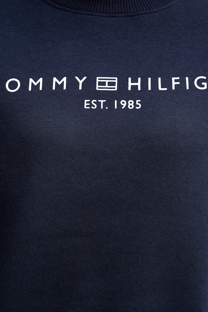 Tommy Hilfiger mikina dámska s bavlnou WW0WW47831 tmavomodrá