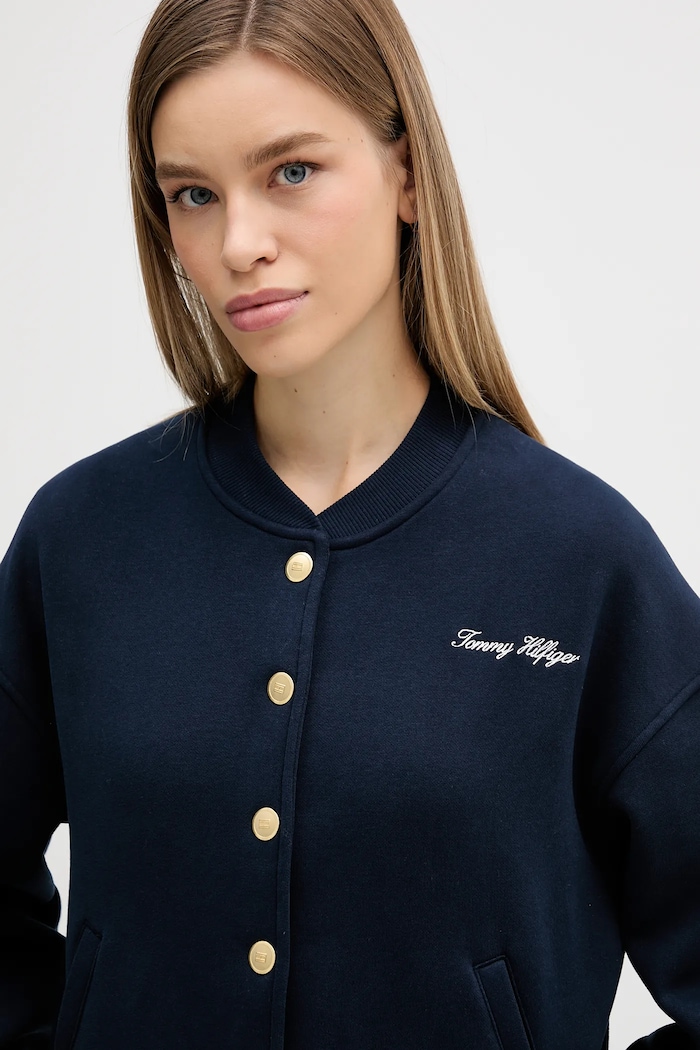 Mikina Tommy Hilfiger námořnická modř WW0WW47835