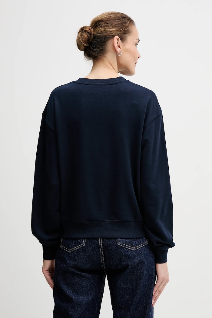 Îmbrăcăminte Tommy Hilfiger bluză WW0WW49418 bleumarin