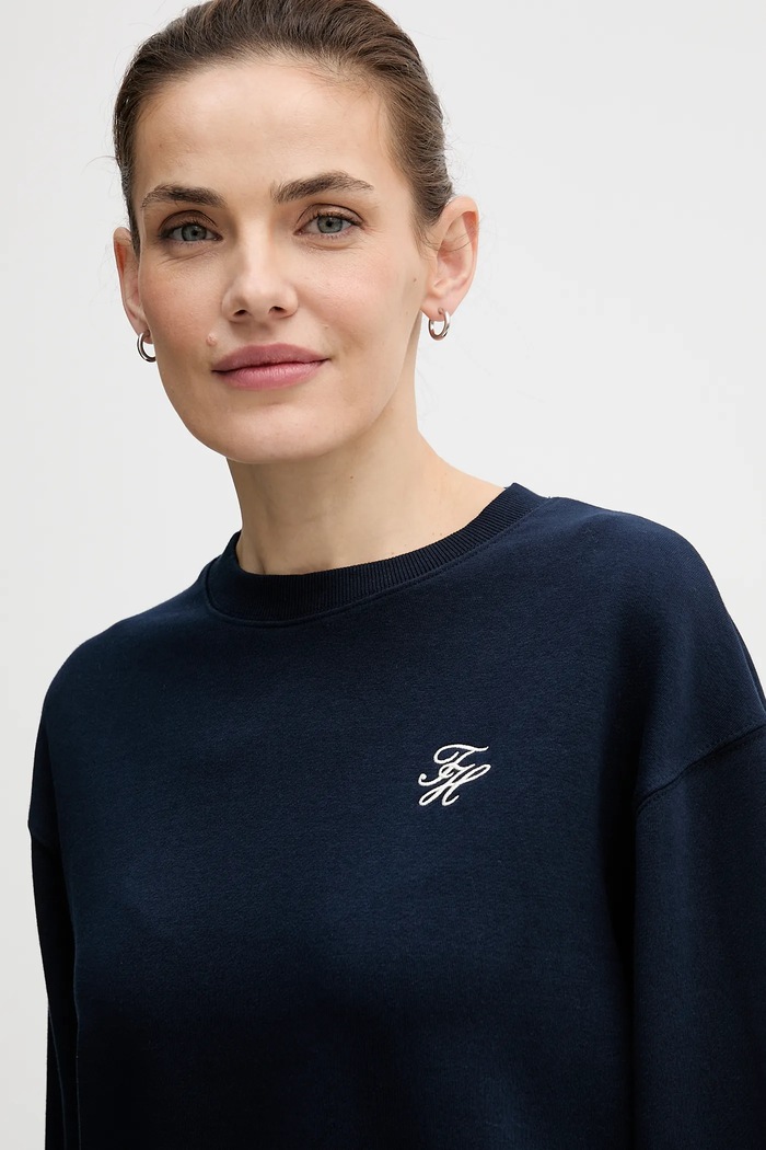 Tommy Hilfiger bluză bleumarin WW0WW49418