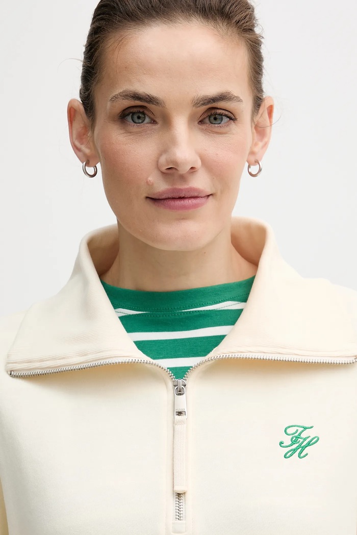 Mikina Tommy Hilfiger béžová WW0WW49470