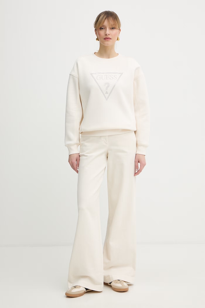 Guess bluza W6RQ16.KB681 beżowy SS26