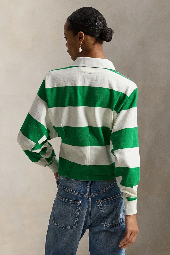 Polo Ralph Lauren pamut melegítőfelső 211971746 zöld SS26