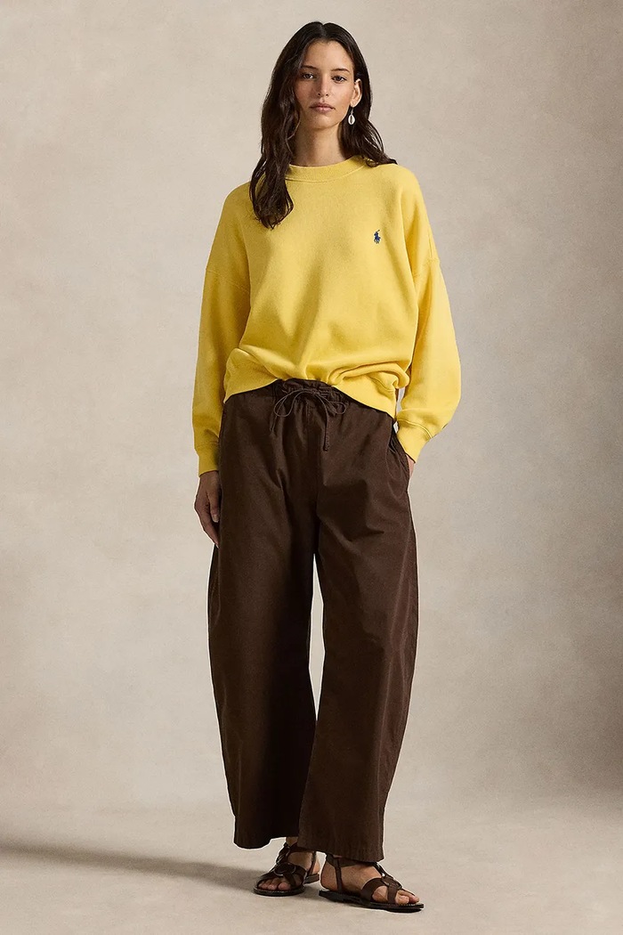 Odzież Polo Ralph Lauren bluza 211A96258 żółty