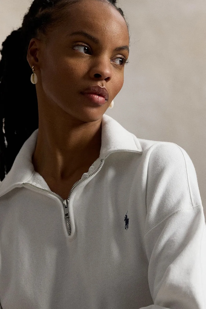 Polo Ralph Lauren кофта для женщин с хлопком белый 211B18685