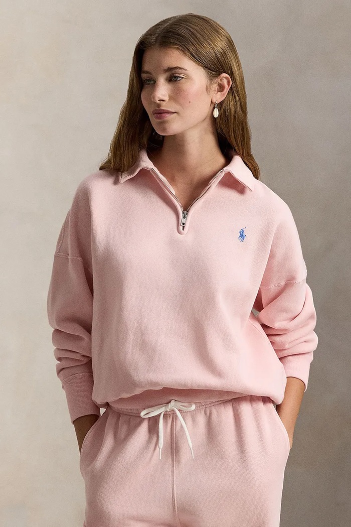 Mikina Polo Ralph Lauren nášivka růžová 211B18685
