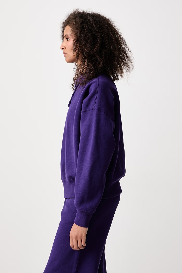 Mikina dámska s bavlnou Polo Ralph Lauren 211B18685 fialová