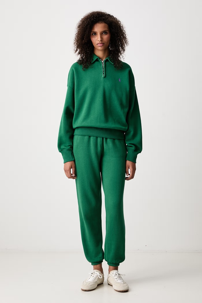 Polo Ralph Lauren Mikina dámska s bavlnou 211B18685 zelená SS26