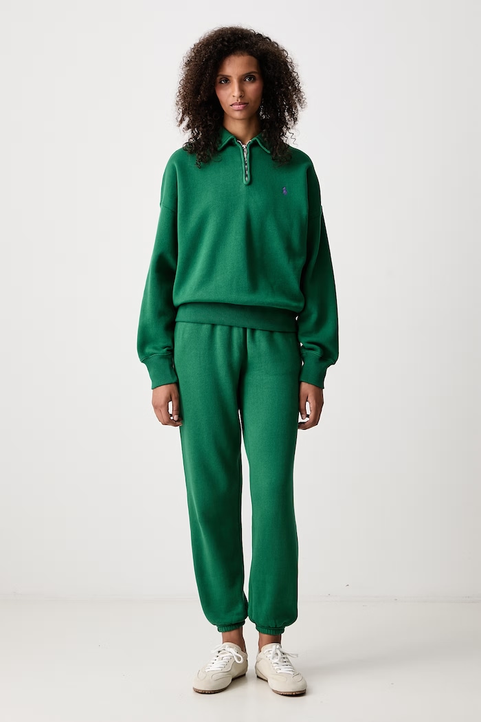 Polo Ralph Lauren Mikina dámska s bavlnou 211B18685 zelená SS26