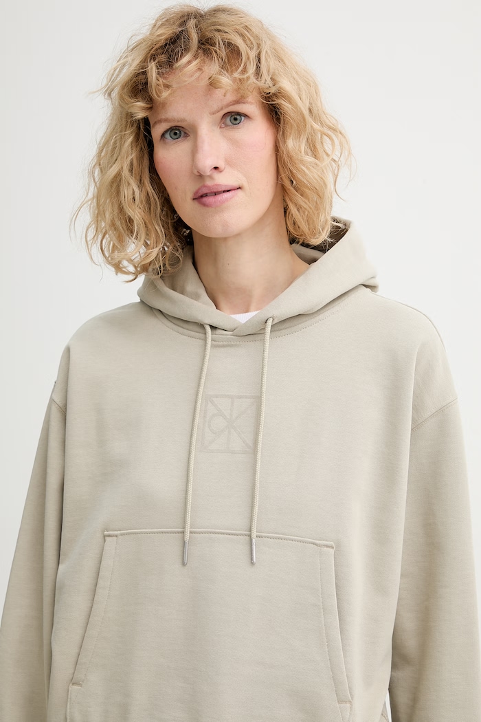 Dukserica Calvin Klein bež LV047E240G