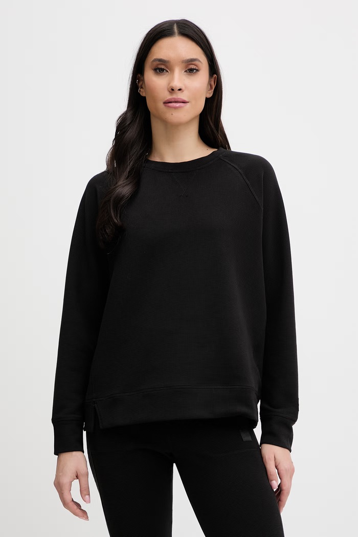 Mikina Dkny bez kapuce černá DP6T1552