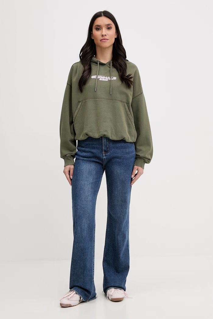 Guess Originals felpa in cotone W6RQ27.K68I4 verde SS26
