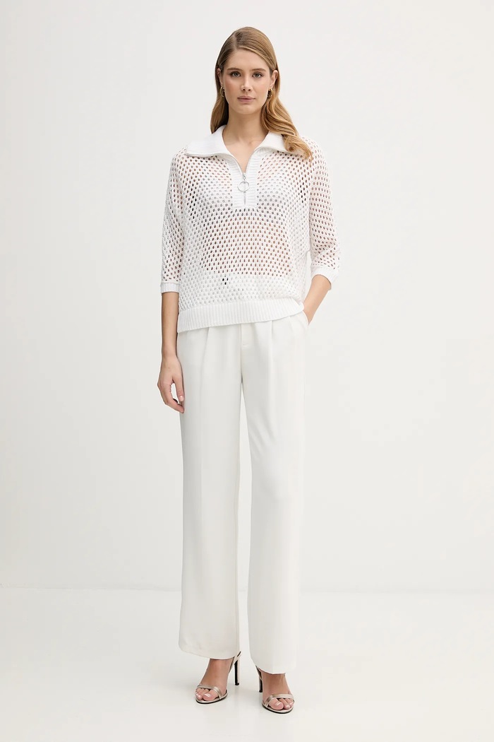 Joseph Ribkoff sweter 261634 biały SS26