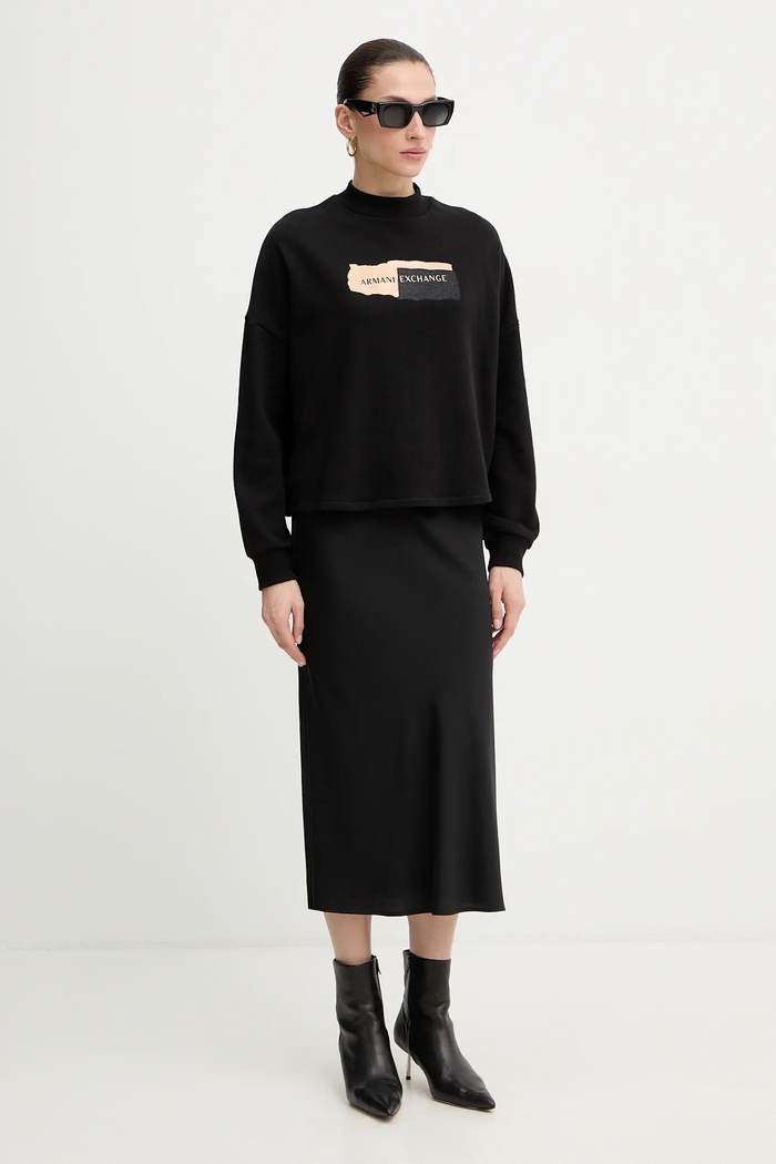Mikina Armani Exchange XW001799.AF24312 černá SS26