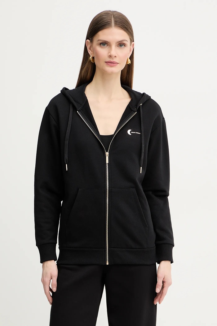Mikina Armani Exchange potisk černá XW001847.AF18853