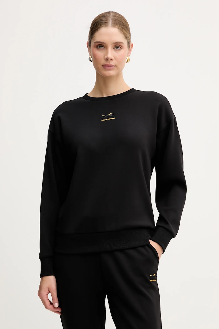 Mikina Armani Exchange bez kapuce černá XW001853.AF13397