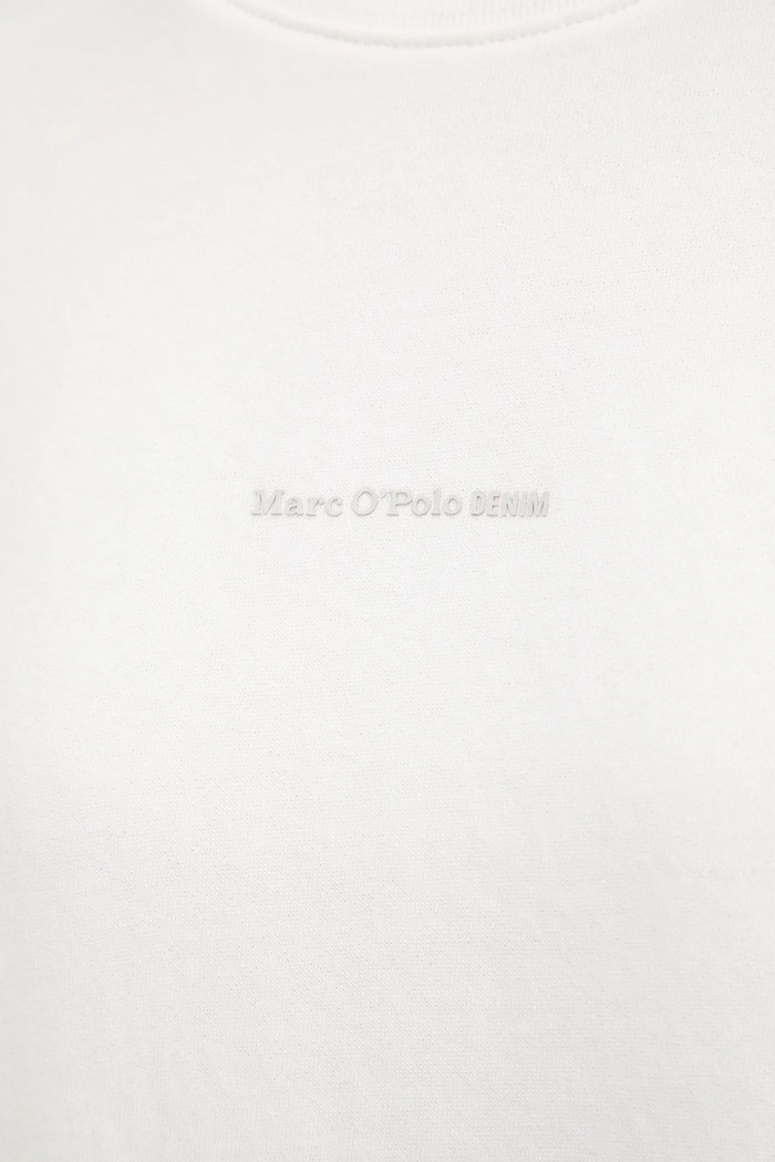 Bavlnená mikina Marc O'Polo 5000009291 biela