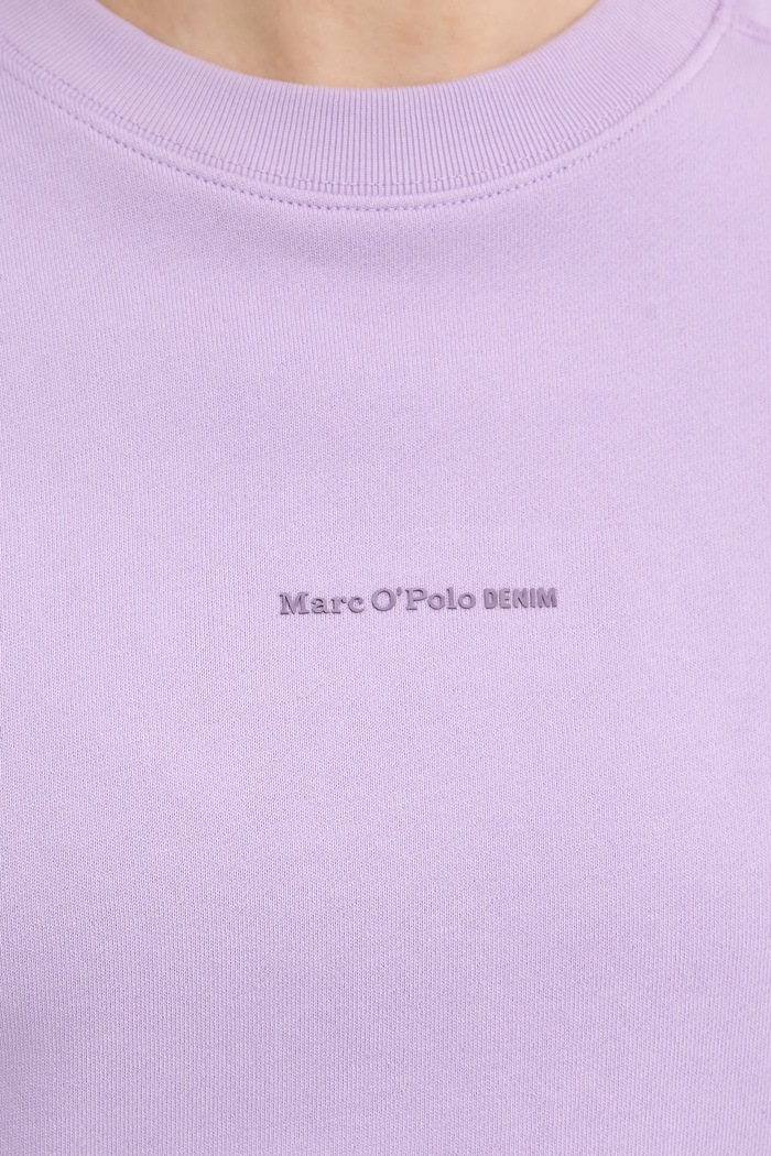 Bavlnená mikina Marc O'Polo 5000009291 fialová