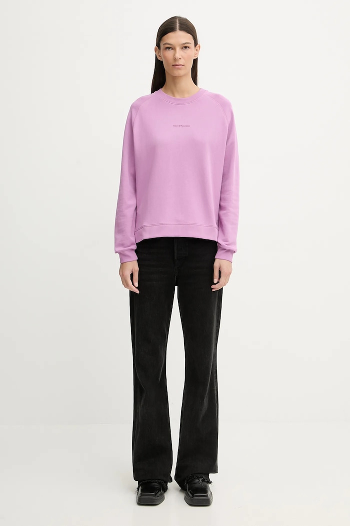 Marc O'Polo hanorac de bumbac 5000009291 violet SS26