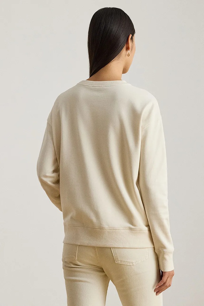 Mikina Lauren Ralph Lauren 200P03726 béžová SS26