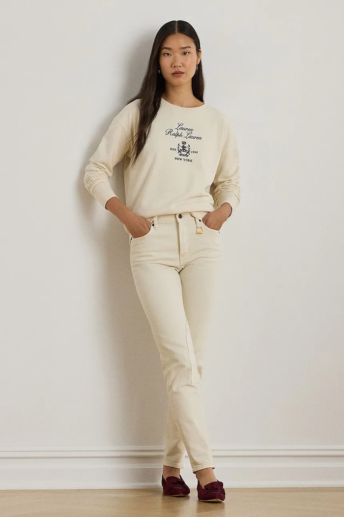 Oblečení Mikina Lauren Ralph Lauren 200P03726 béžová