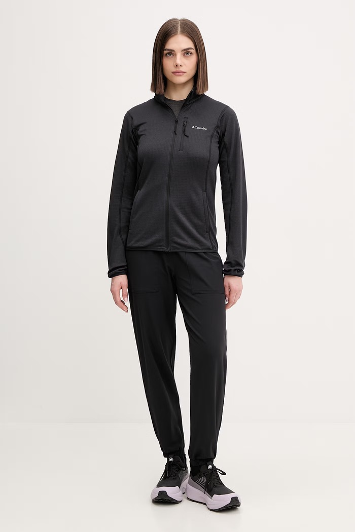 Outdoorová mikina Columbia Essential Hike 2136233 čierna SS26