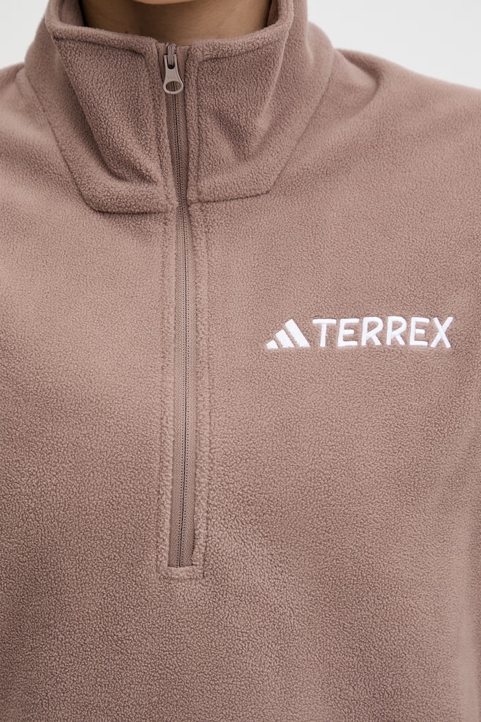 Αθλητική μπλούζα adidas TERREX JM3119 καφέ