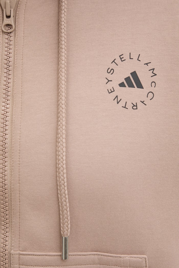 adidas by Stella McCartney ženski pulover s kapuco JZ0652 rjava