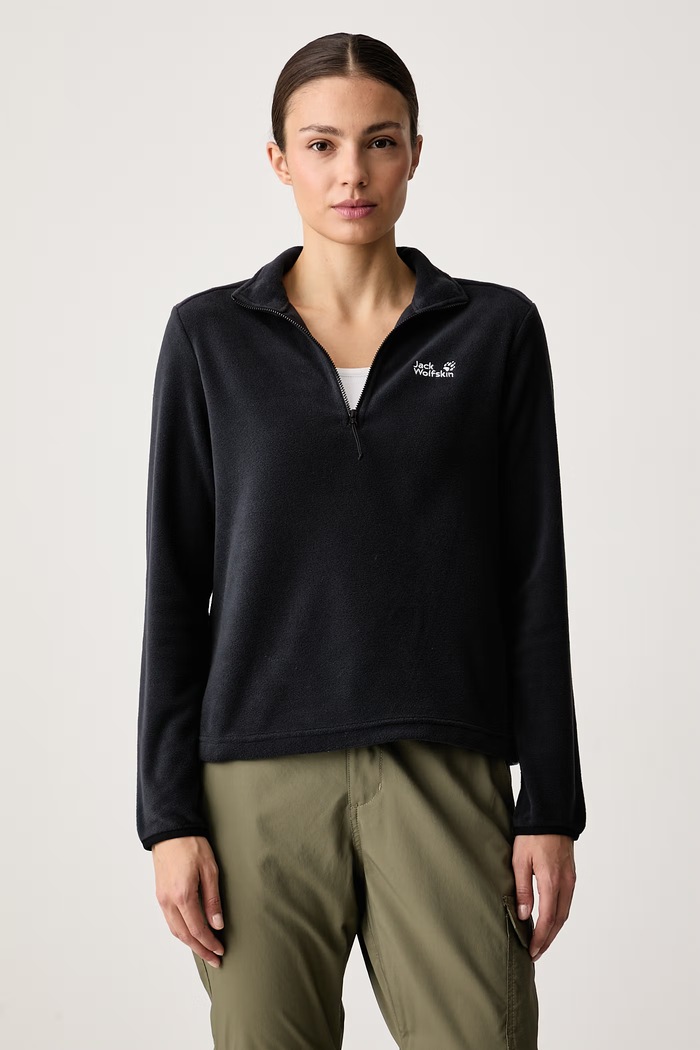 Jack Wolfskin Bluza damska polarowa Taunus 100 czarny A65801
