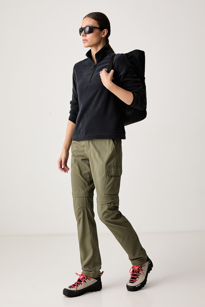Jack Wolfskin Bluza damska polarowa Taunus 100 A65801 czarny SS26