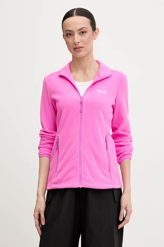 Jack Wolfskin термоактивен суичър дамски Taunus 100 розов A65796